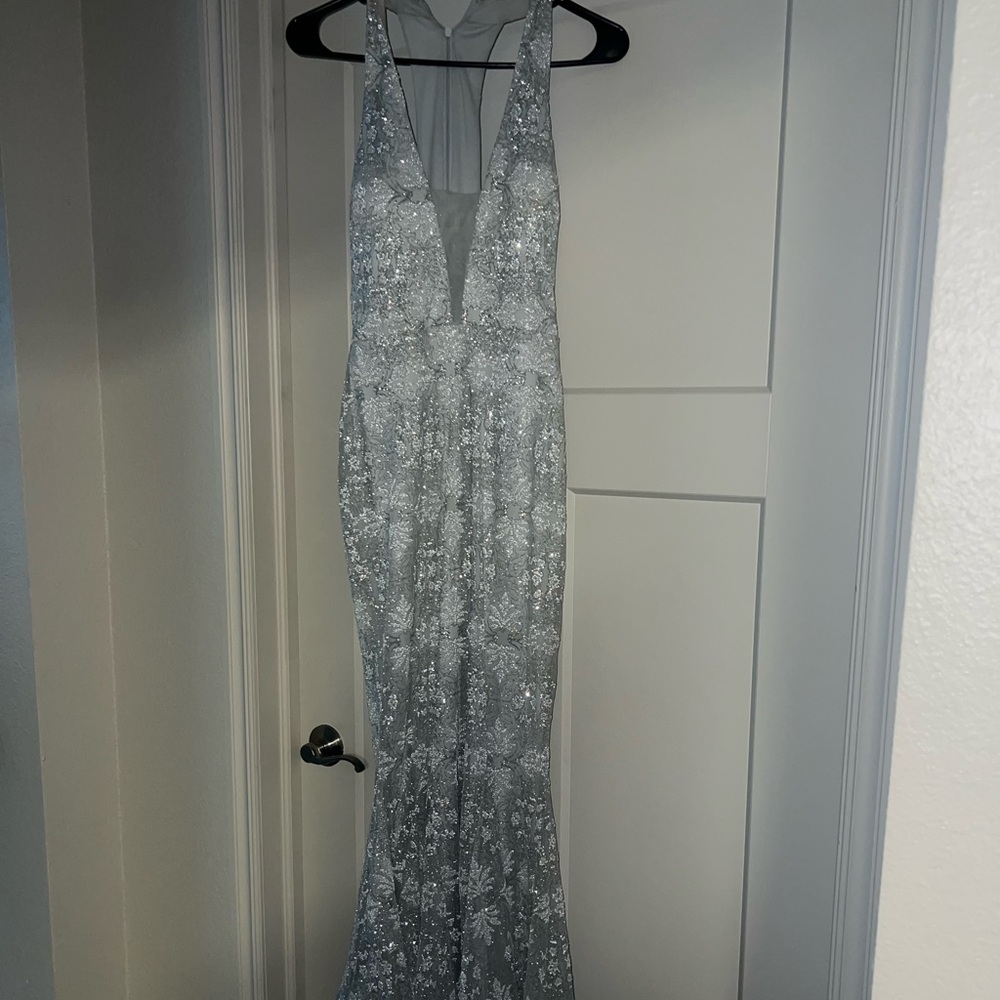 Prom dress, super form fitting and adorable on.